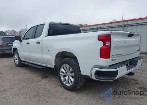 2020 Chevrolet Silverado 1500 2Wd Double Cab Standard Bed Custom из США, поврежденный, VIN 1GCRWBEK9LZ168070
